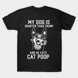 funny anti-trum p shirt for dog lovers T-Shirt